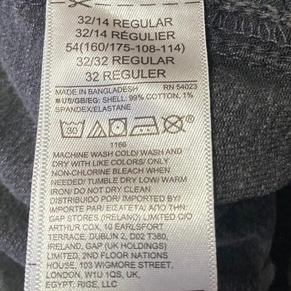 Gap Vintage Flare Women's Black High Rise Straight Leg Denim Jeans Pants Size 32 - Picture 5 of 5